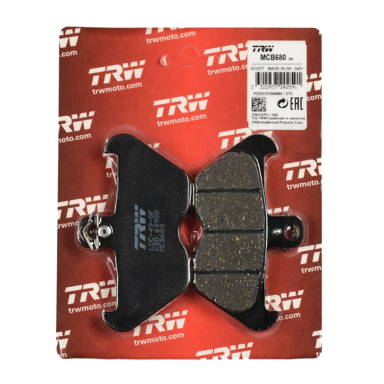 TRW Bremsbelag organisch
