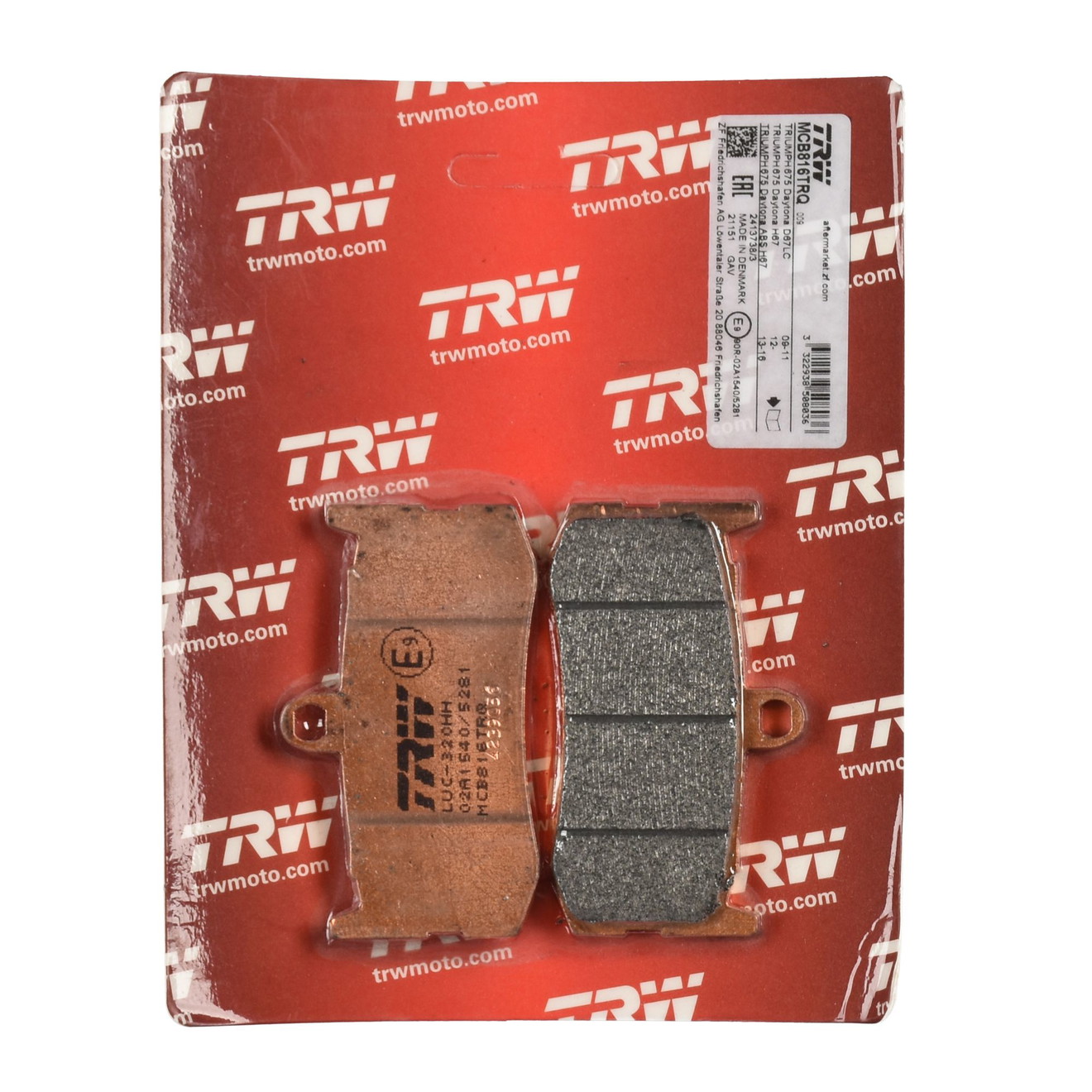 TRW Bremsbelag Sinter Racing ABE