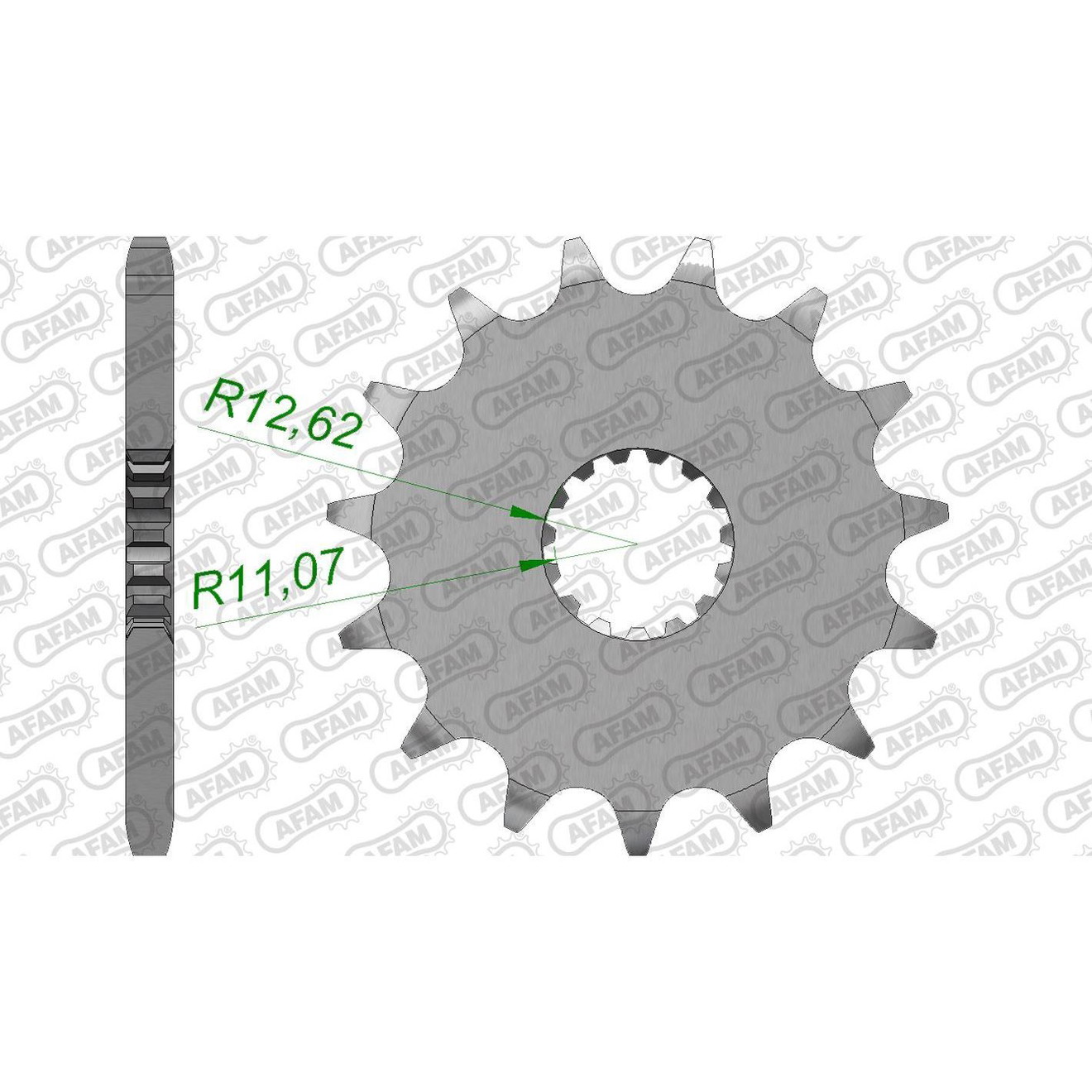 AFAM Ritzel #525 15 Zähne