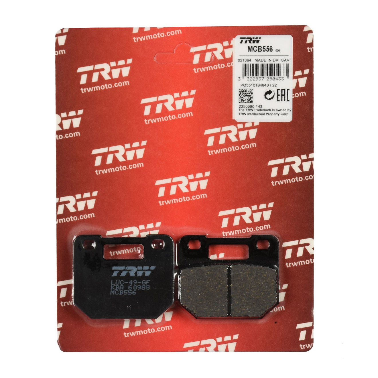 TRW Bremsbelag organisch MCB556