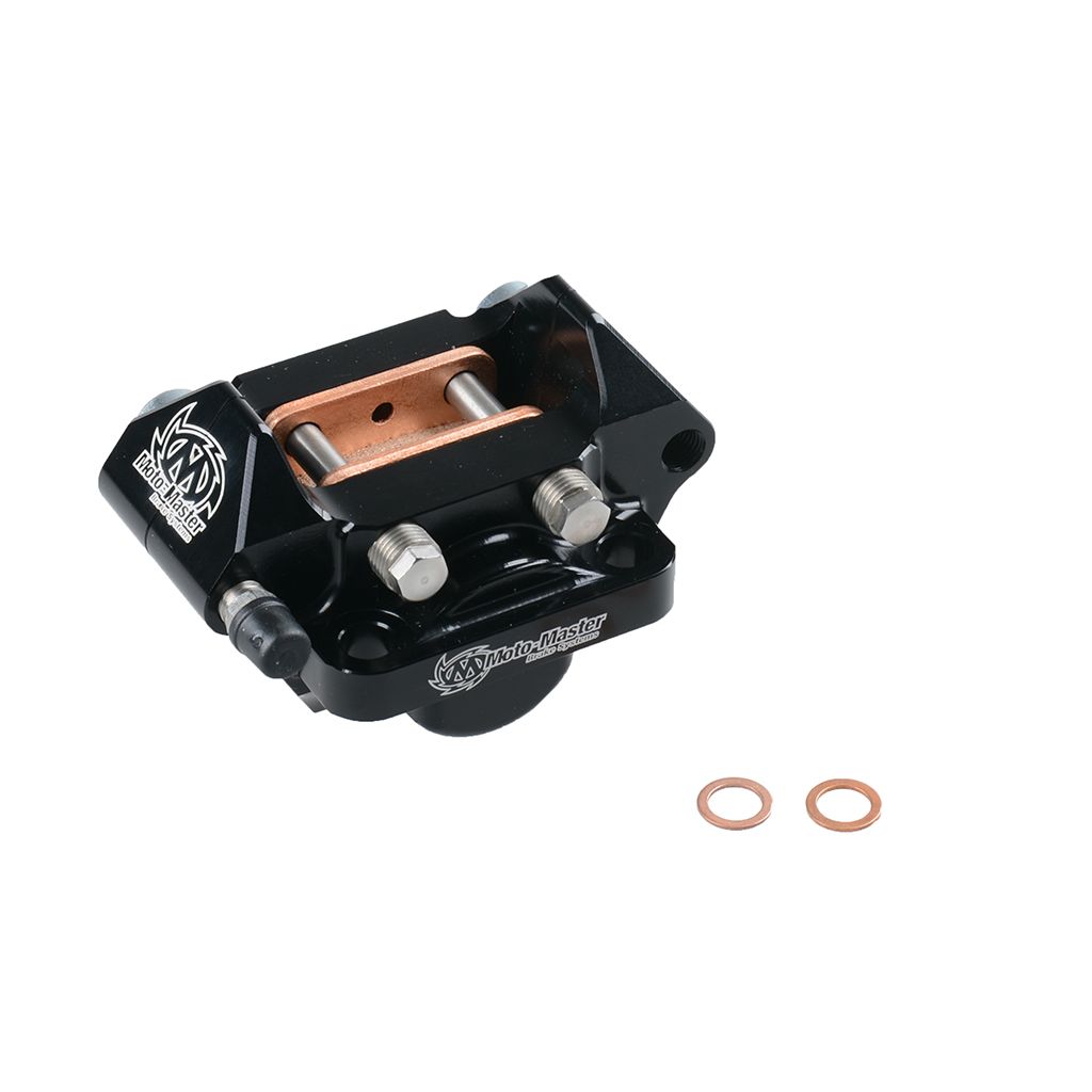Moto-Master Bremssattel hinten 2-Kolben inklusive Bremsbeläge