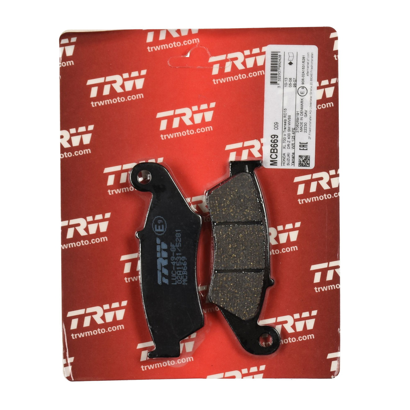 TRW Bremsbelag organisch