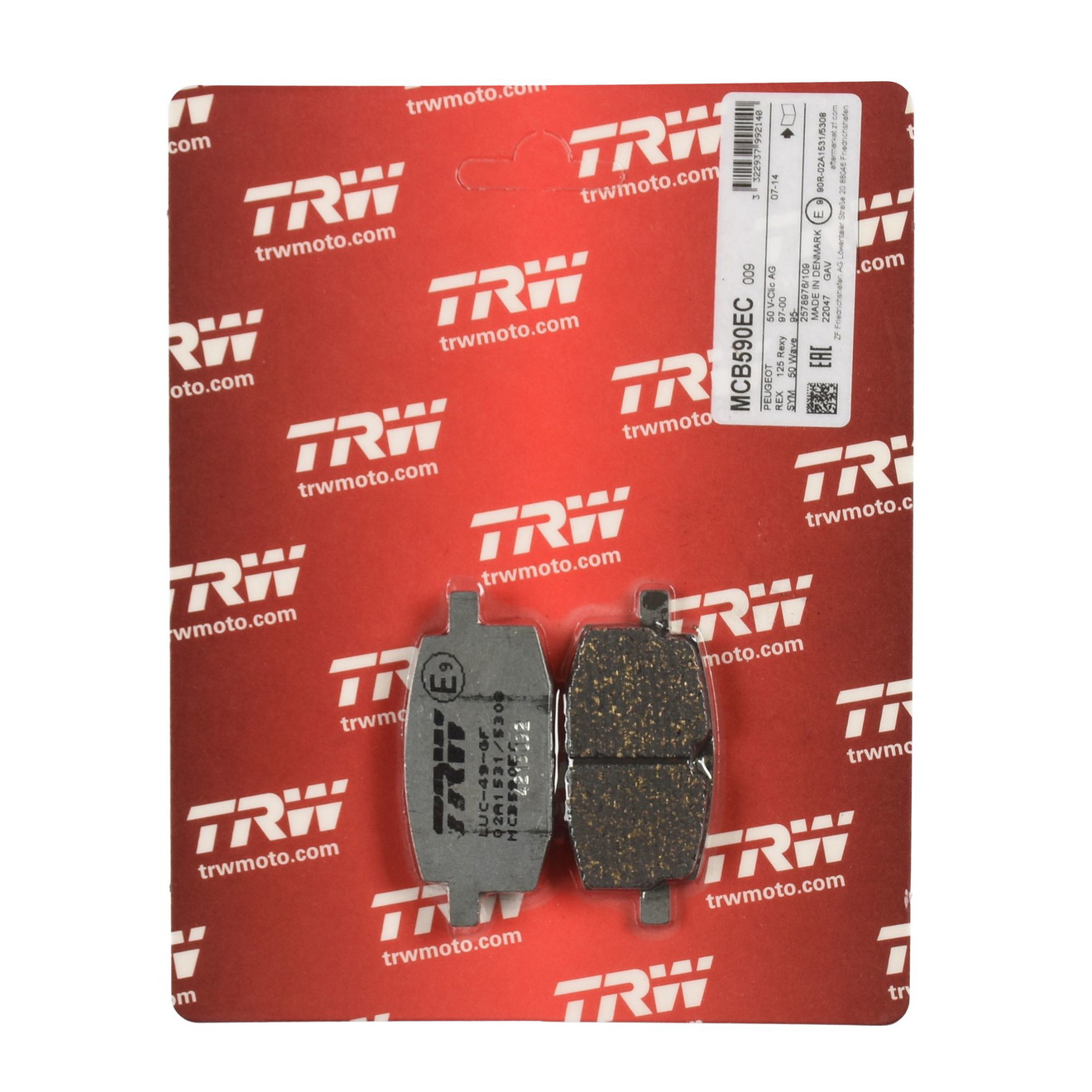 TRW Bremsbelag organisch MCB590EC