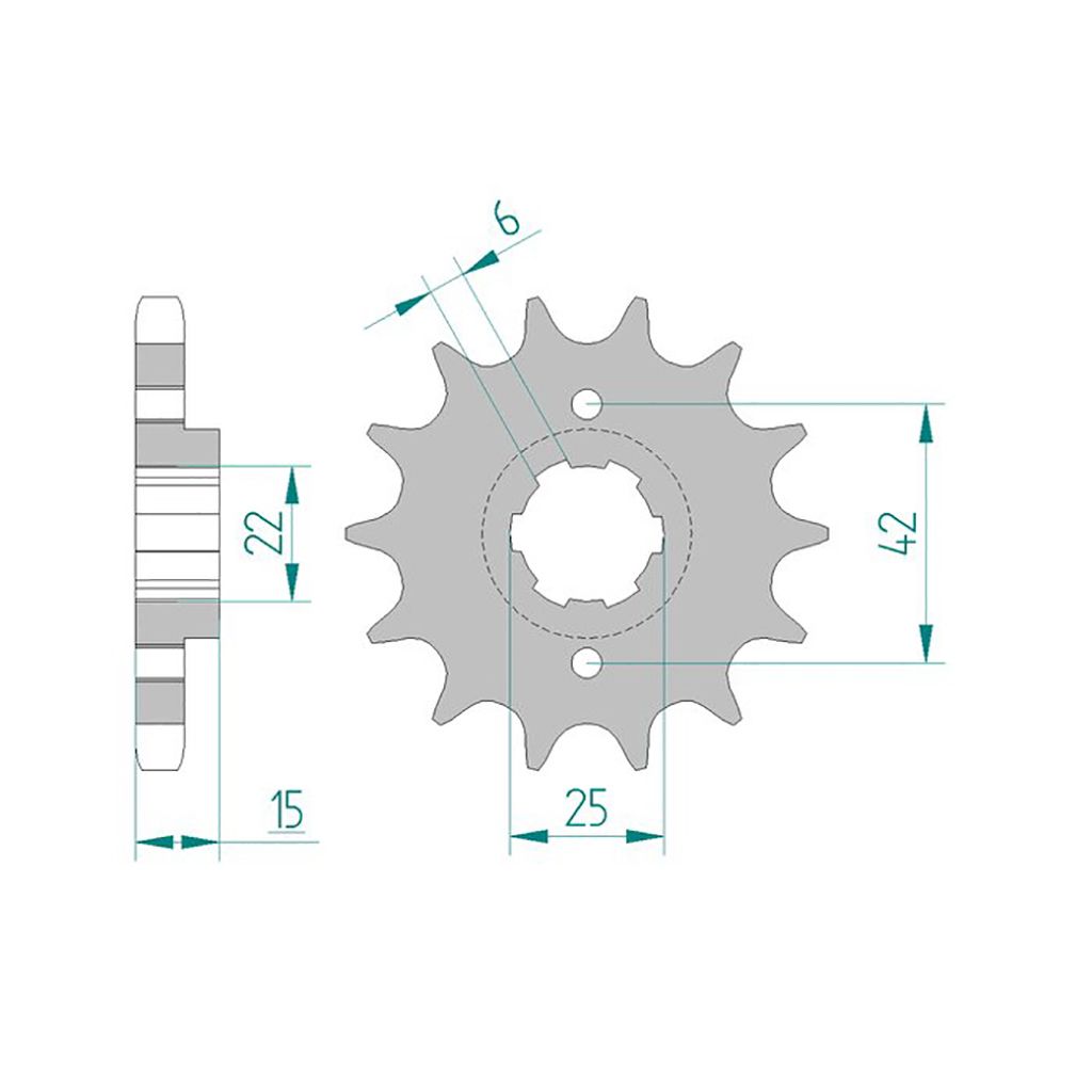 AFAM Kettensatz für Honda CBX 550 F2 Supersport 82-84 530 XHR2G