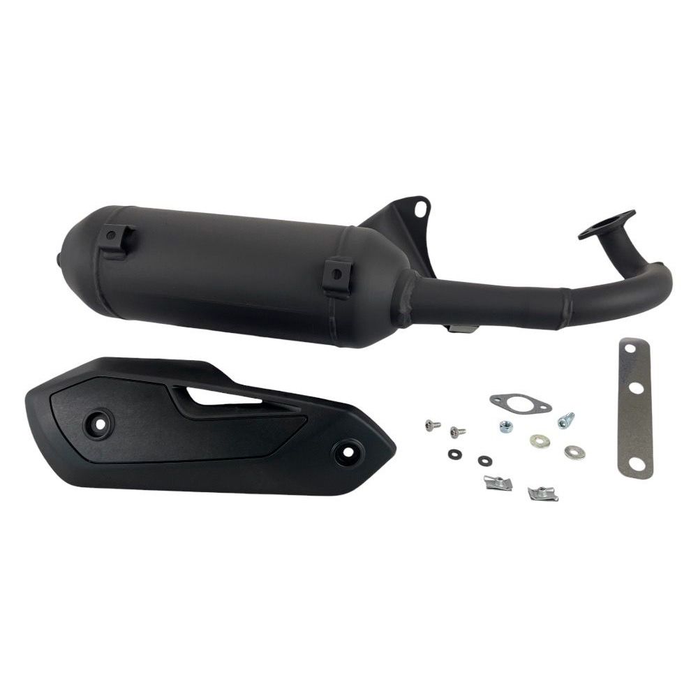 Tecnigas Auspuff Silent Pro f. Trommelbremse hinten schwarz