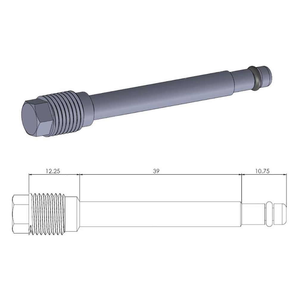 Moto-Master Bremsbelag Gleitstift