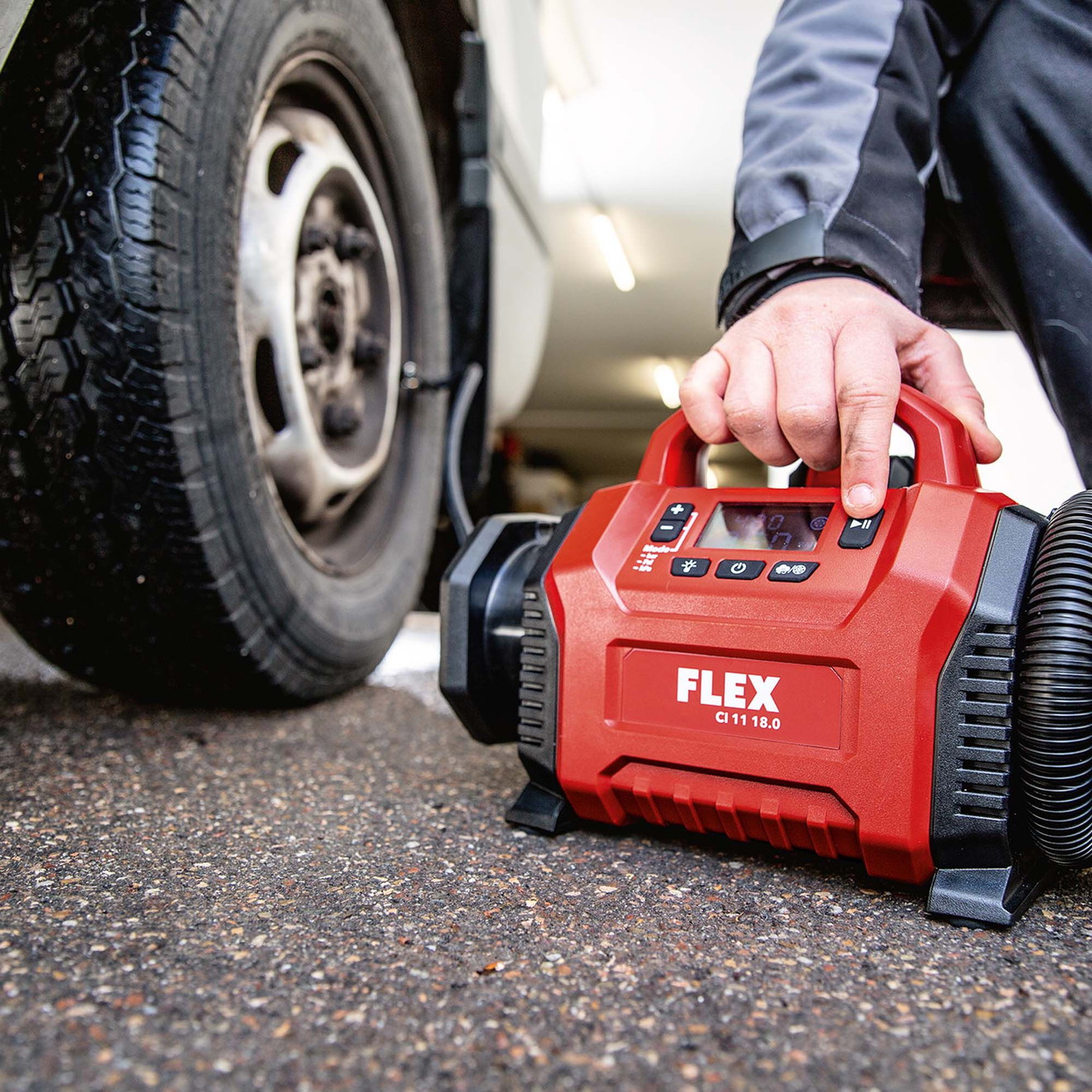 Гъвкав акумулаторен компресор 12 / 18V CI 11 18.0 за Flex батерии