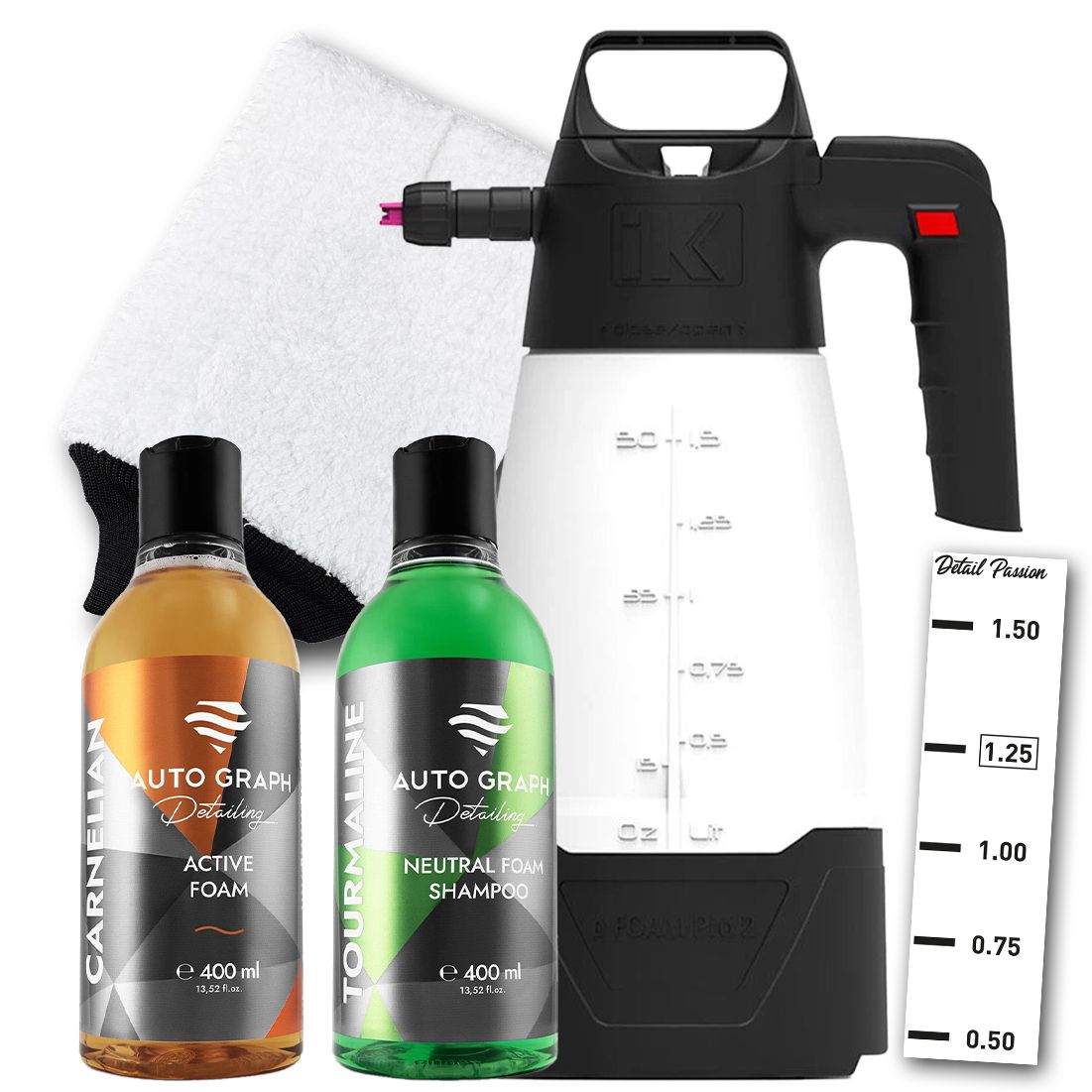 IK e Foam PRO 2 v2 Auto Graph Bundle elektrische schuimsproeier 1,5 l