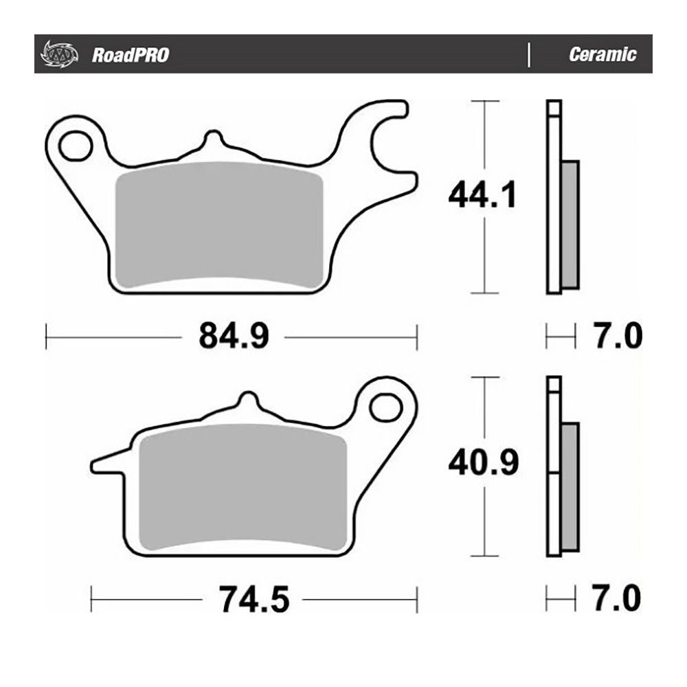 Moto-Master Bremsbelag RoadPRO Ceramic