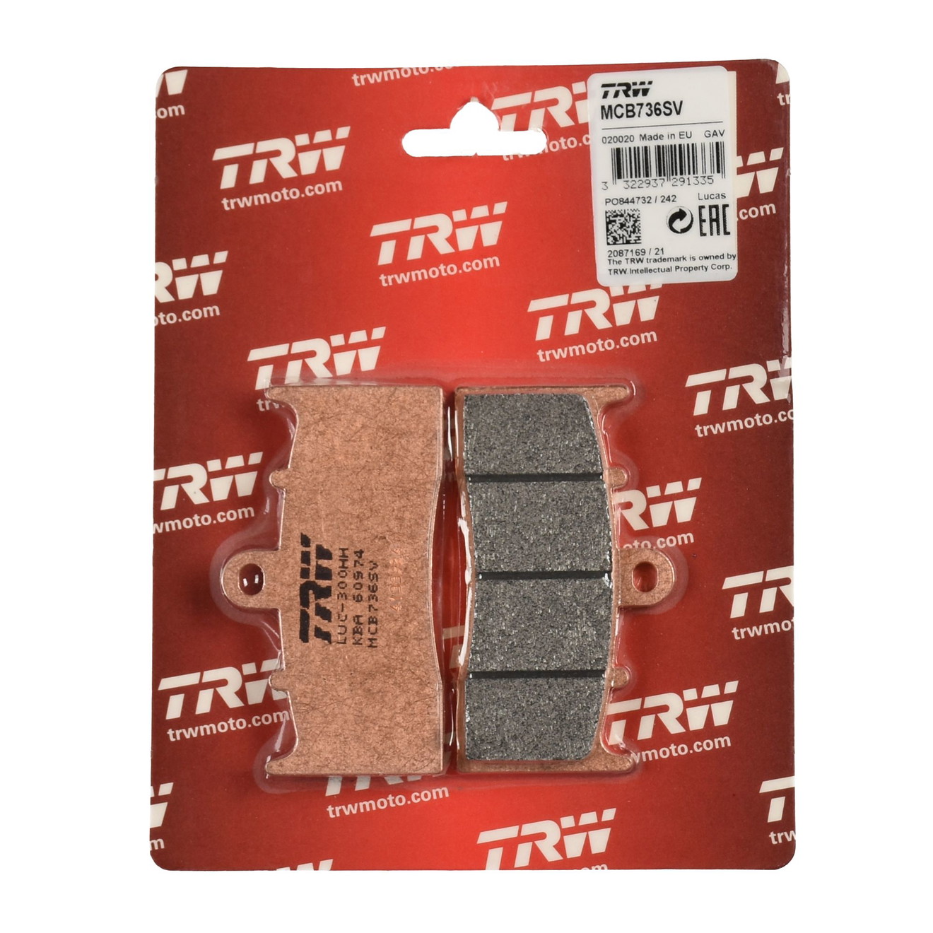 TRW Bremsbelag Sinter Street