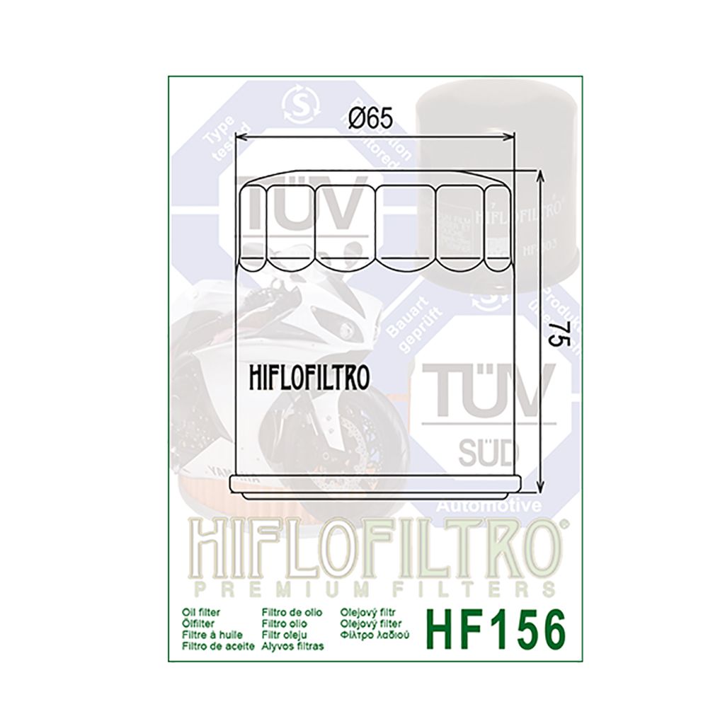 Hiflo Ölfilter Schwarz