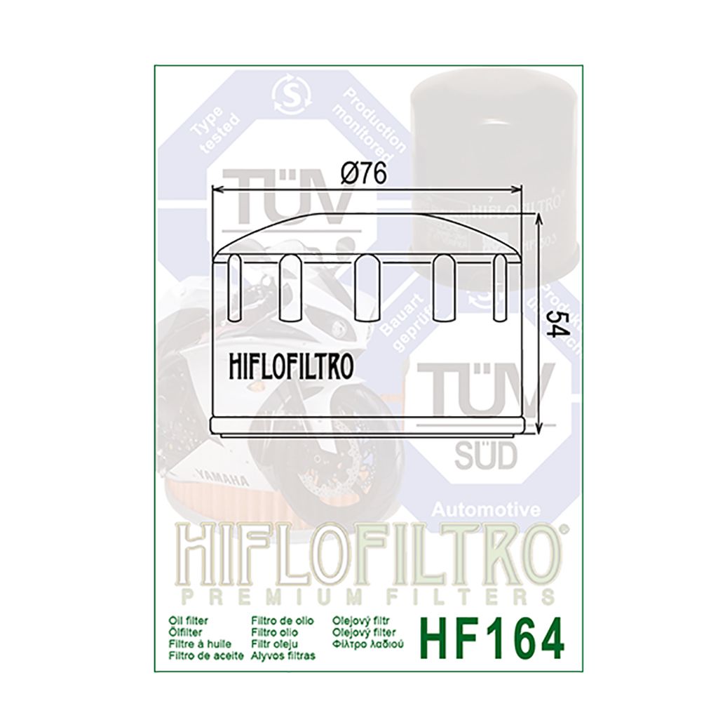 Hiflo Ölfilter Schwarz