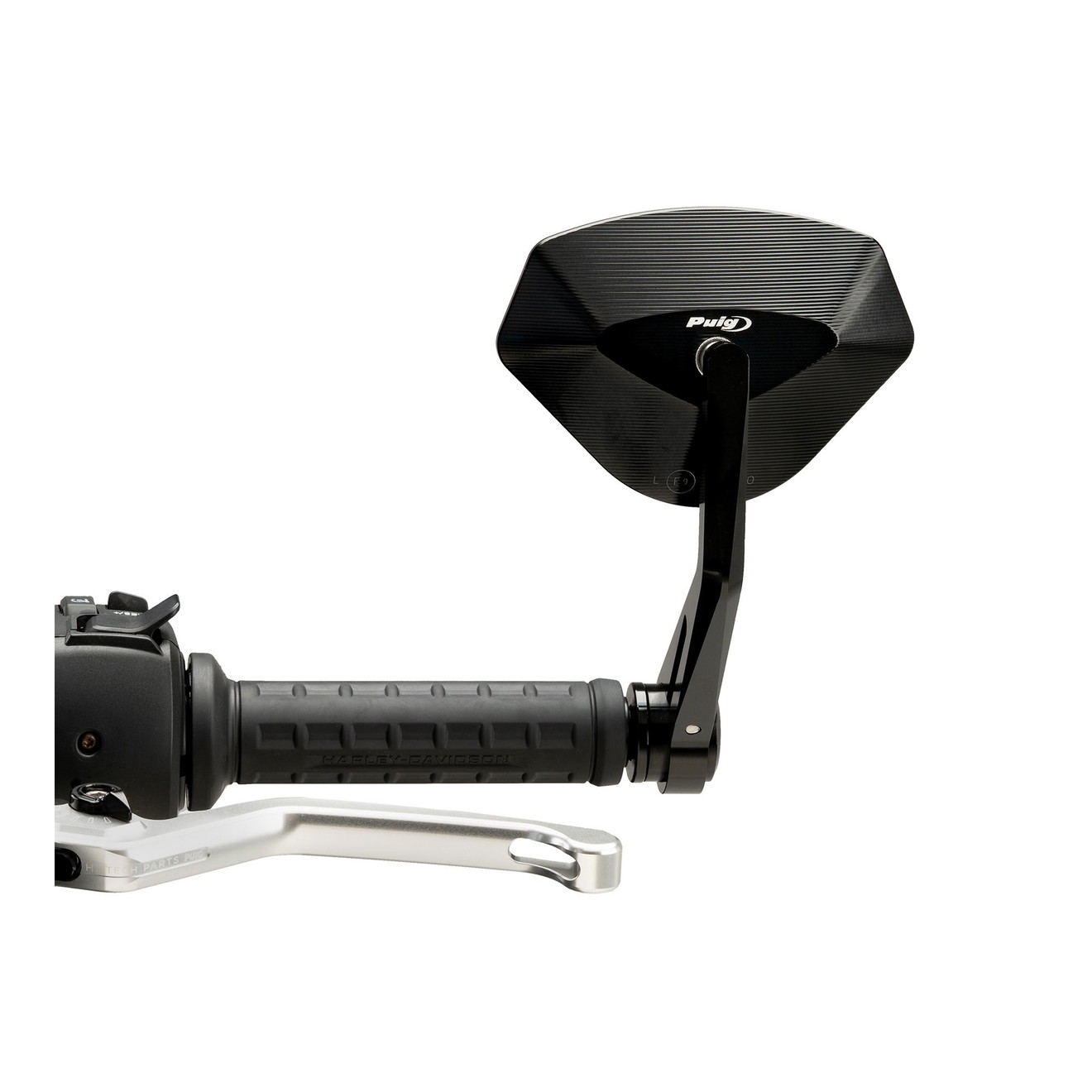 Puig Lenkerendenspiegel 21618N Aluminium schwarz inkl. Adapter