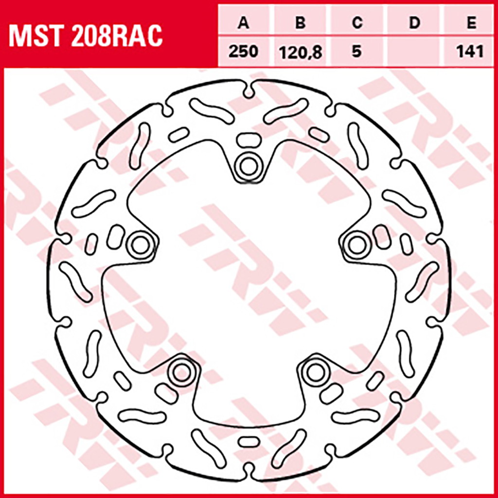 TRW Bremsscheibe MST208RAC