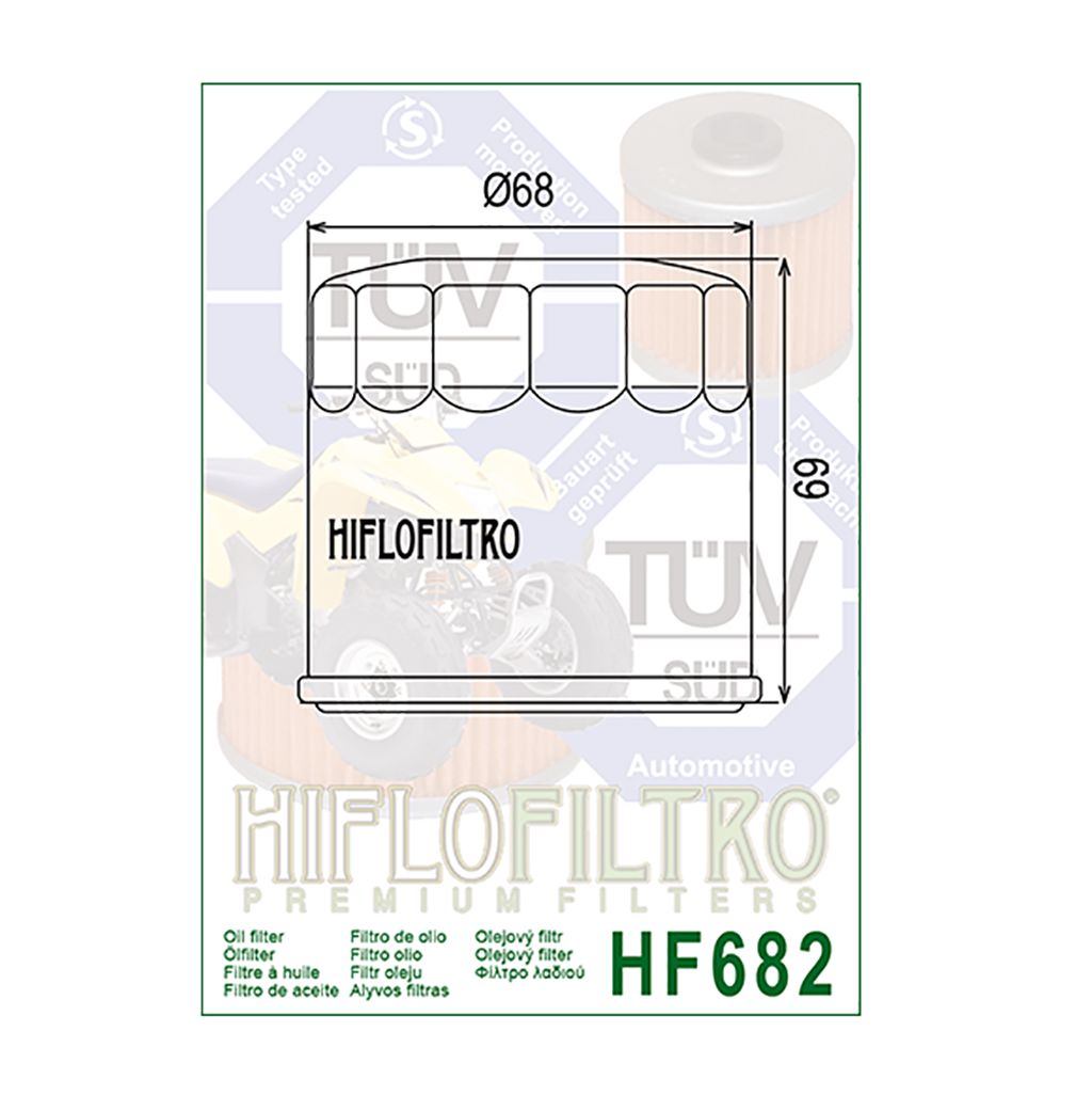 Hiflo Ölfilter Schwarz