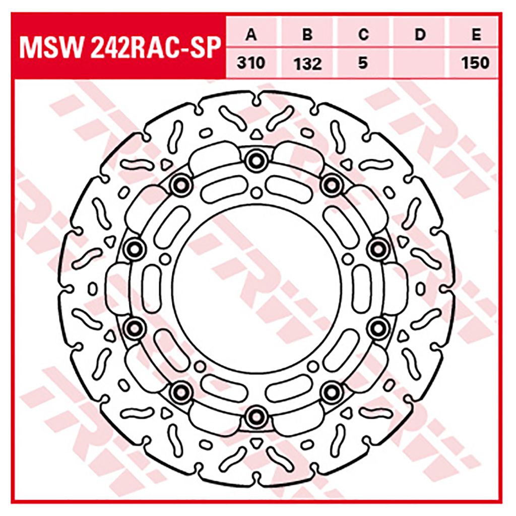 TRW Bremsscheibe 5,5 mm ohne ABE