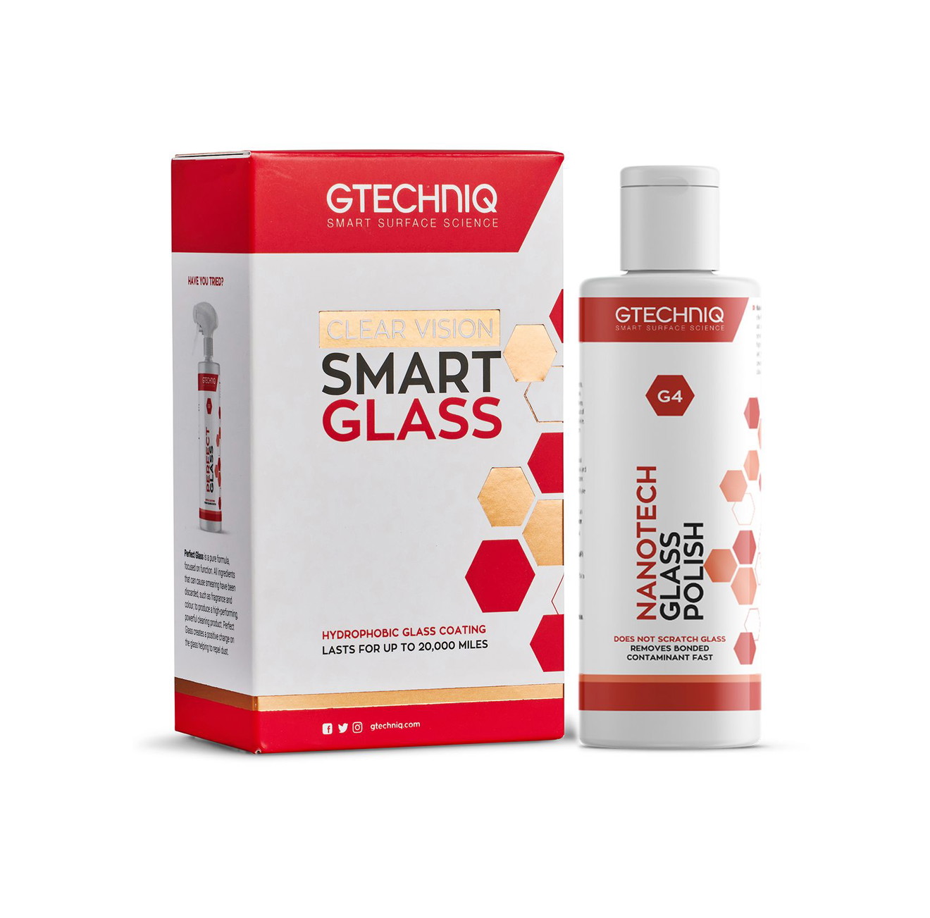 Gtechniq ClearVision Smart Glass G1 + G2 + G4 Set 100ml