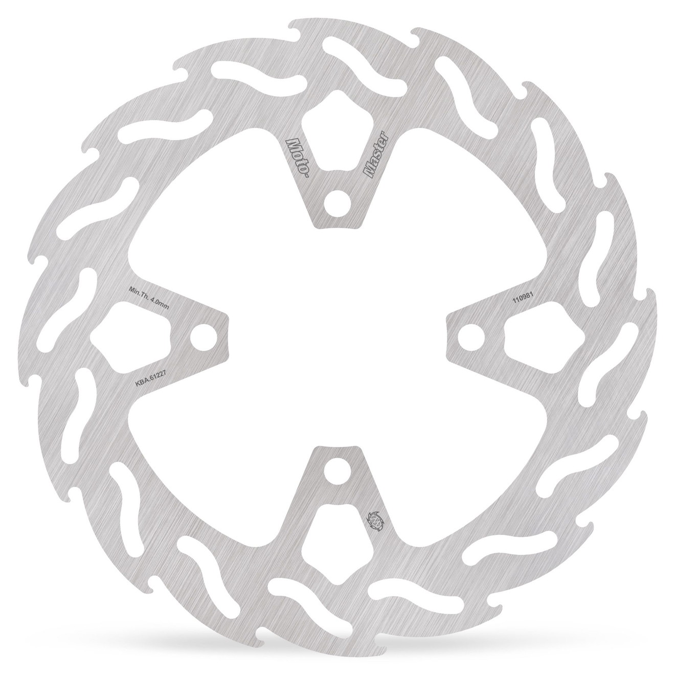 Moto-Master Bremsscheibe Flame hinten starr mit ABE