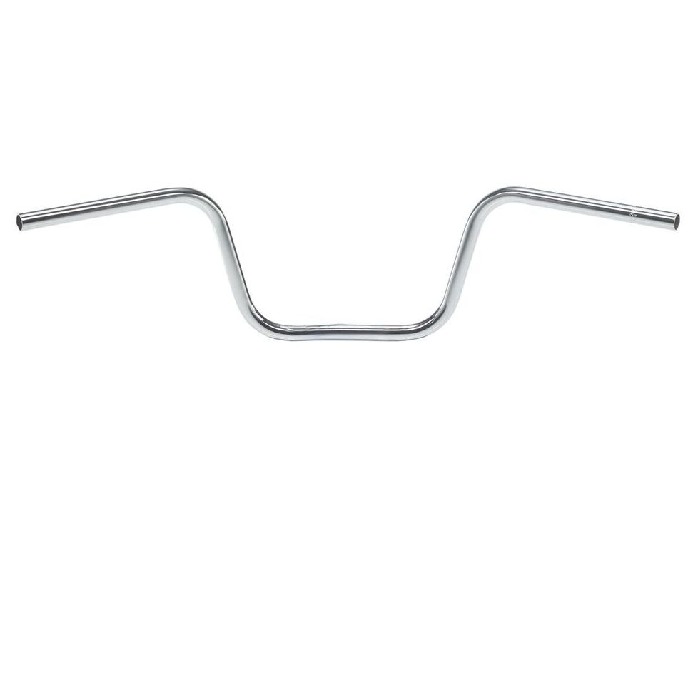 TRW Stahllenker Apehanger Ø 25,4 mm 1 Zoll chrom mit Kabelkerben MCL136CKK