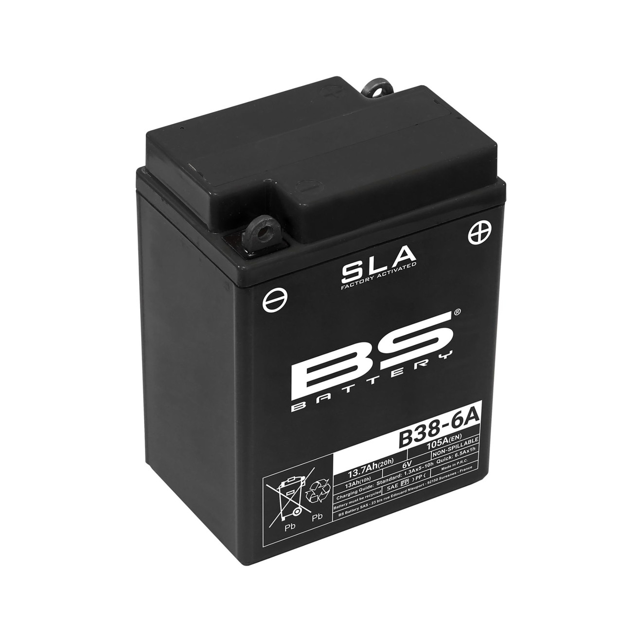 BS Batterie 6V 13AH B38-6A GEL