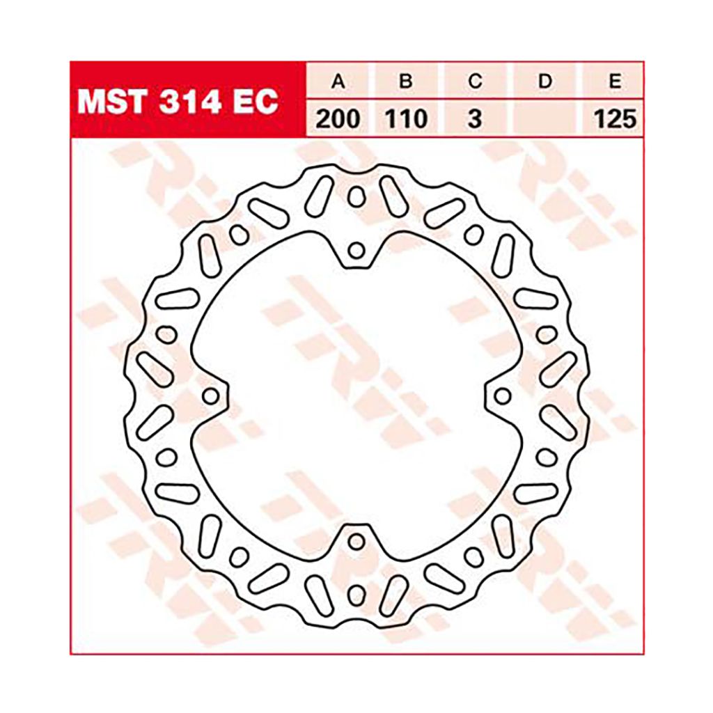 TRW Bremsscheibe Eco Offroad