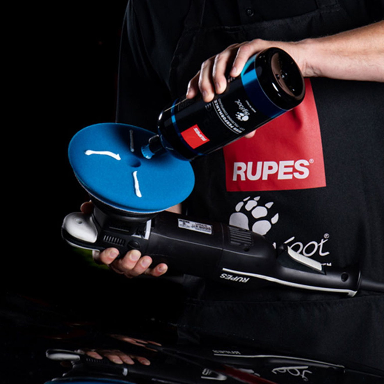 Pad Rupes 50mm D-A Coarse dur pentru polizare