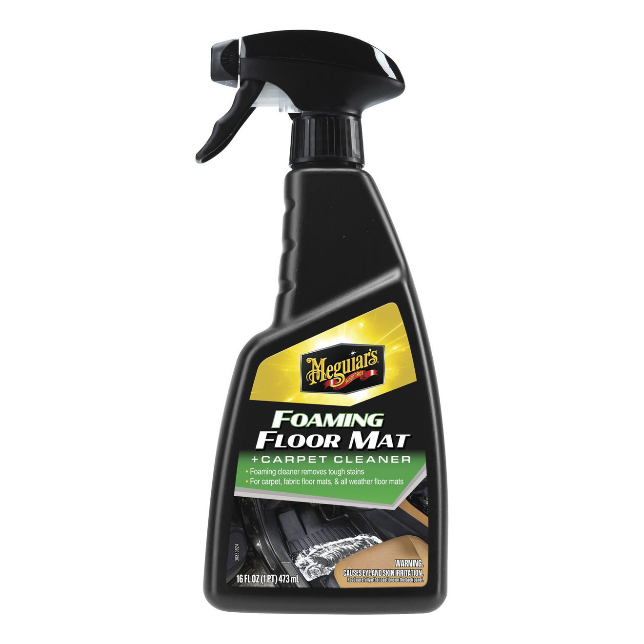 Meguiar's Foaming Floormat and Carpet Cleaner, Deep-Cleaning 437ml