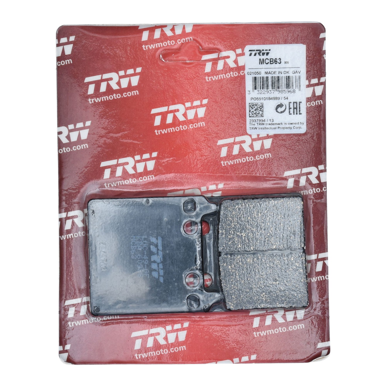 TRW Bremsbelag organisch MCB63