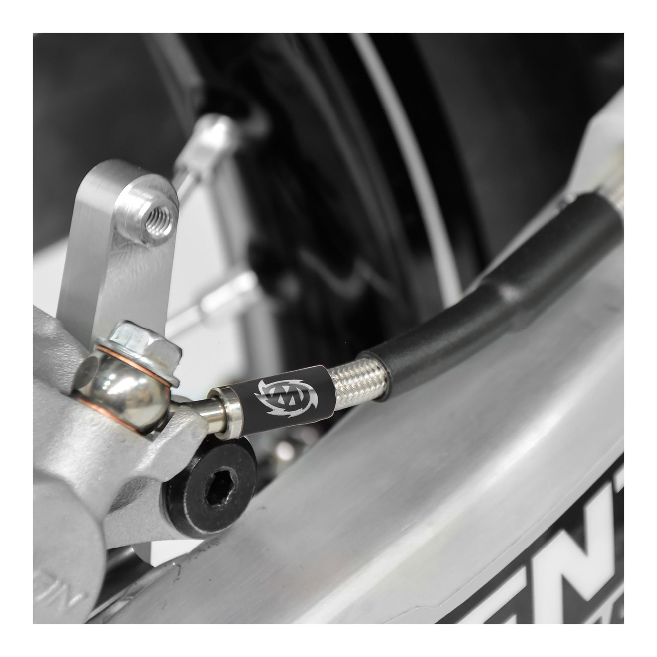 Moto-Master Stahlflexleitung f. OEM hinten