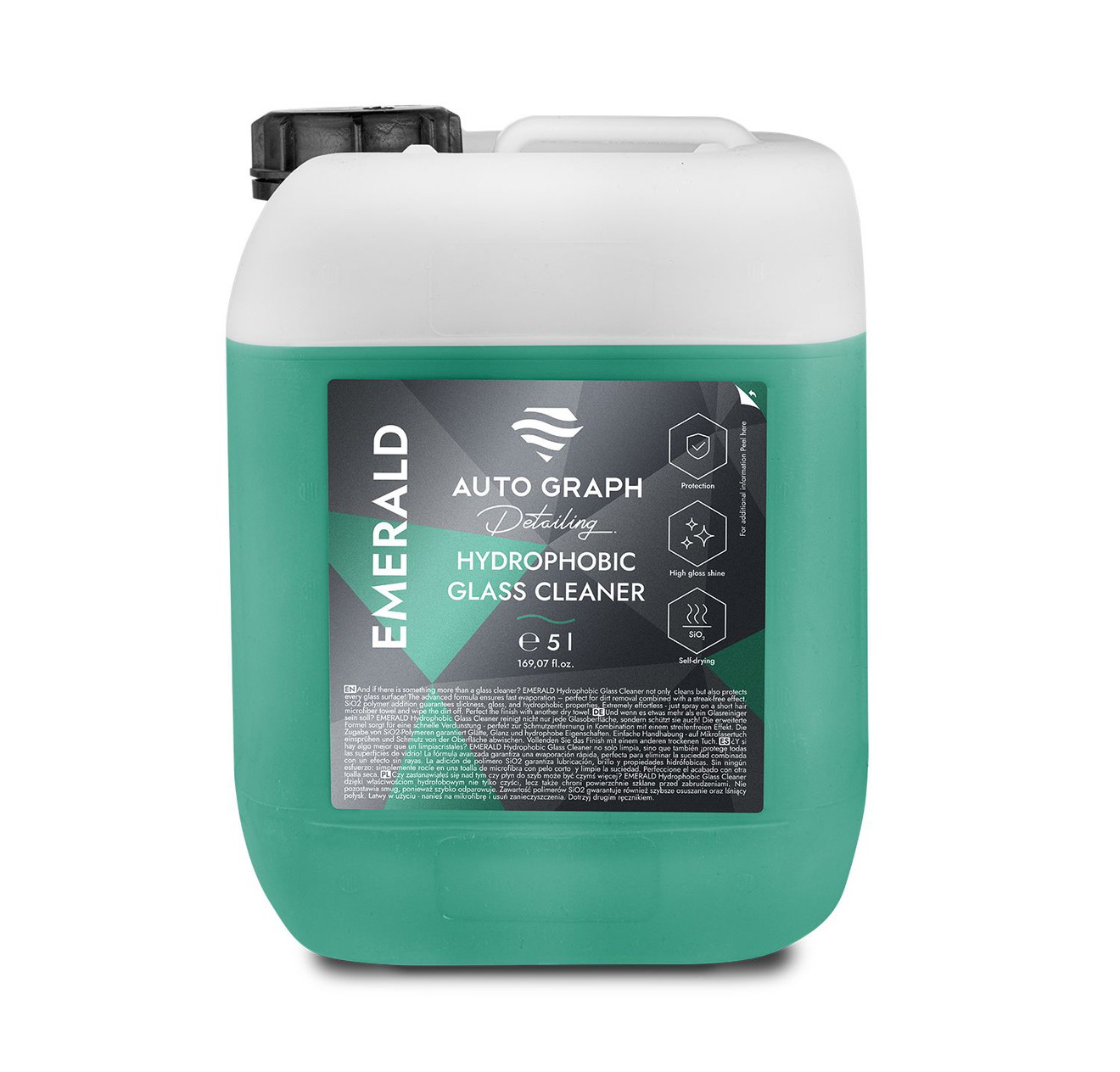 AUTO GRAPH EMERALD Glasreiniger met Afpareleffect 5000ml