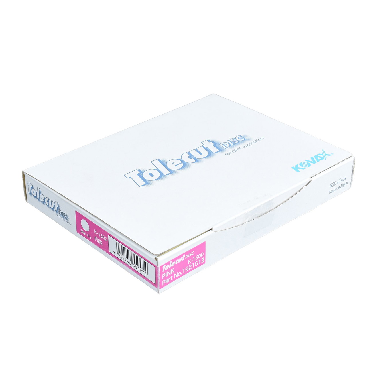 KOVAX Tolecut Schleifblüten pentru șlefuire uscată roz K1500 Ø 34mm 600 bucăți