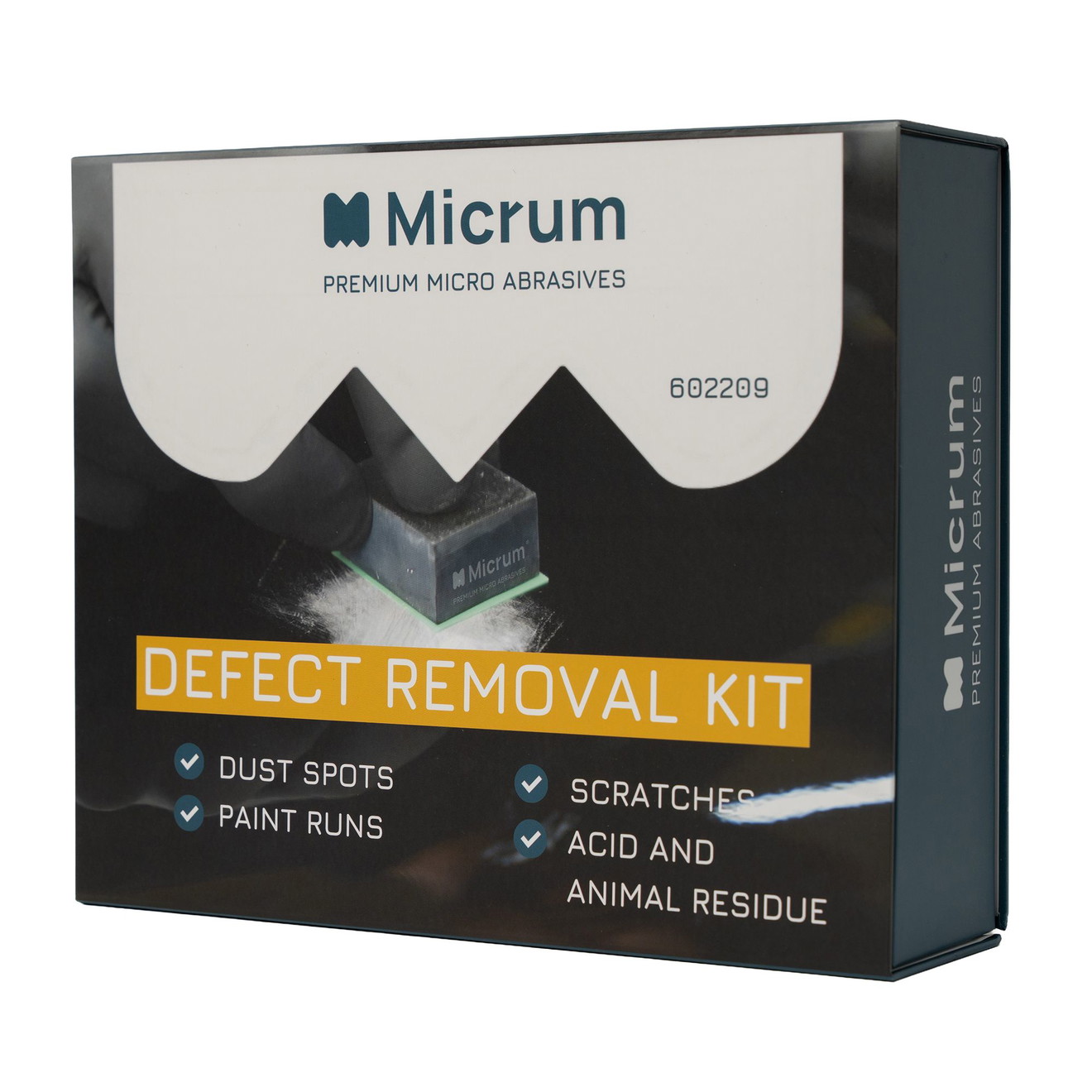 MICRUM Defects Removal Kit Trockenschleifset mit Lackziehklinge Schleifscheiben