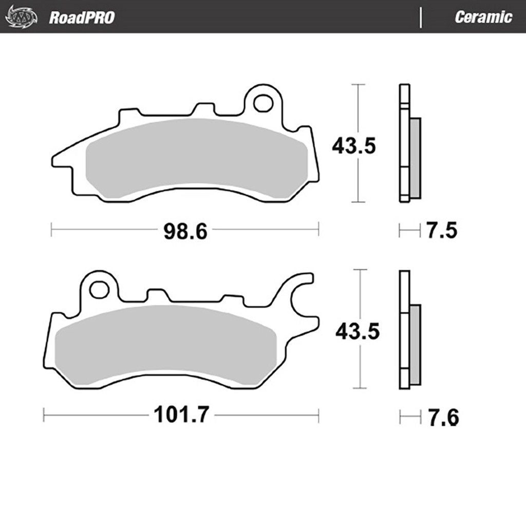 Moto-Master Bremsbelag RoadPRO Ceramic