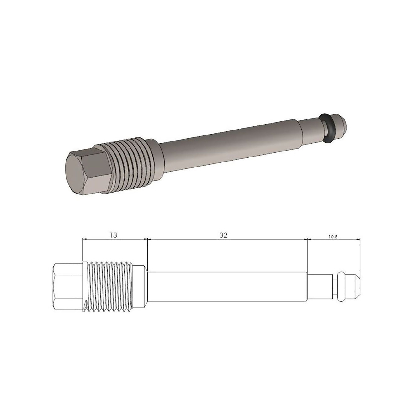 Moto-Master Bremsbelag Gleitstift