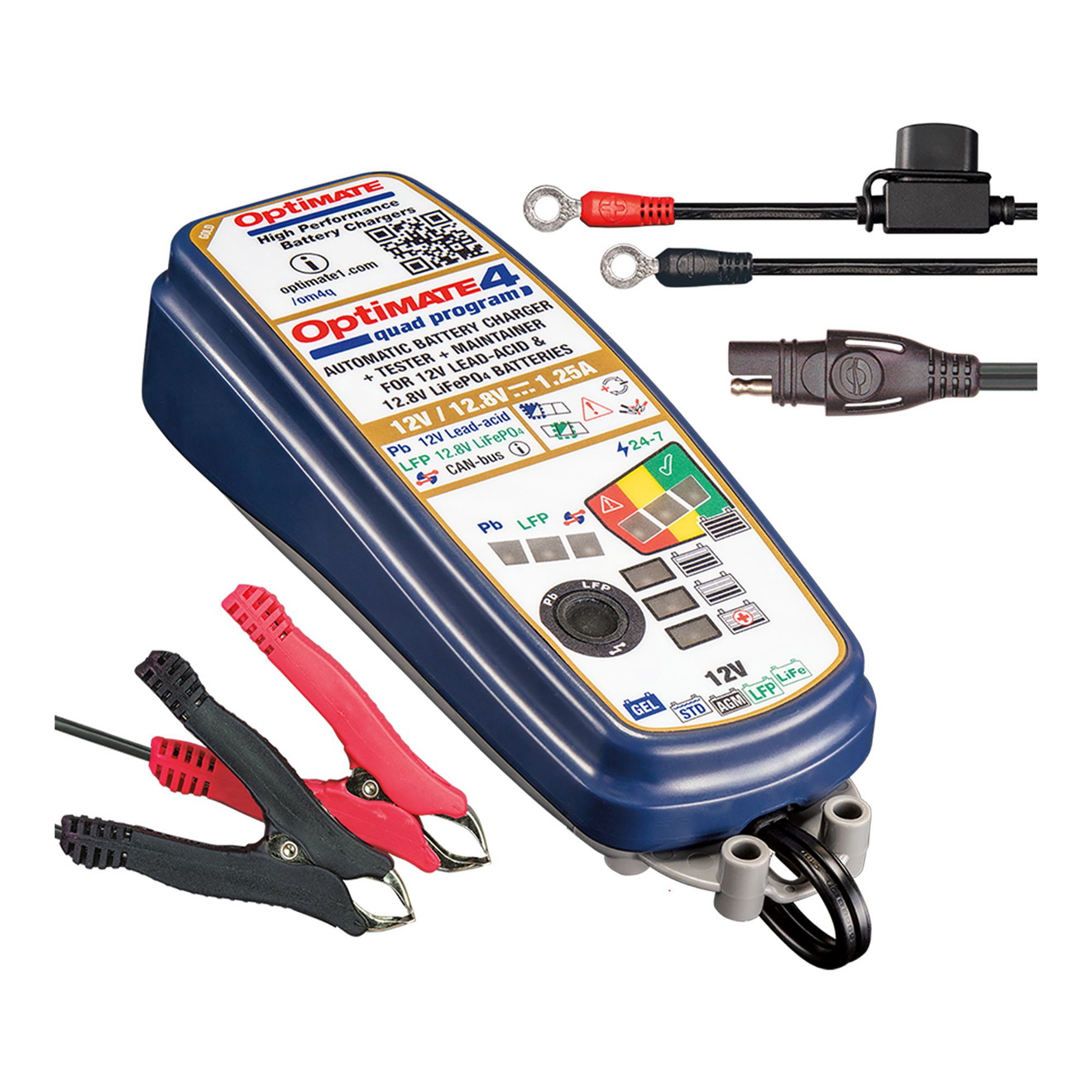 Optimate 4 Dual Batterieladegerät 12V CAN-Bus fähig