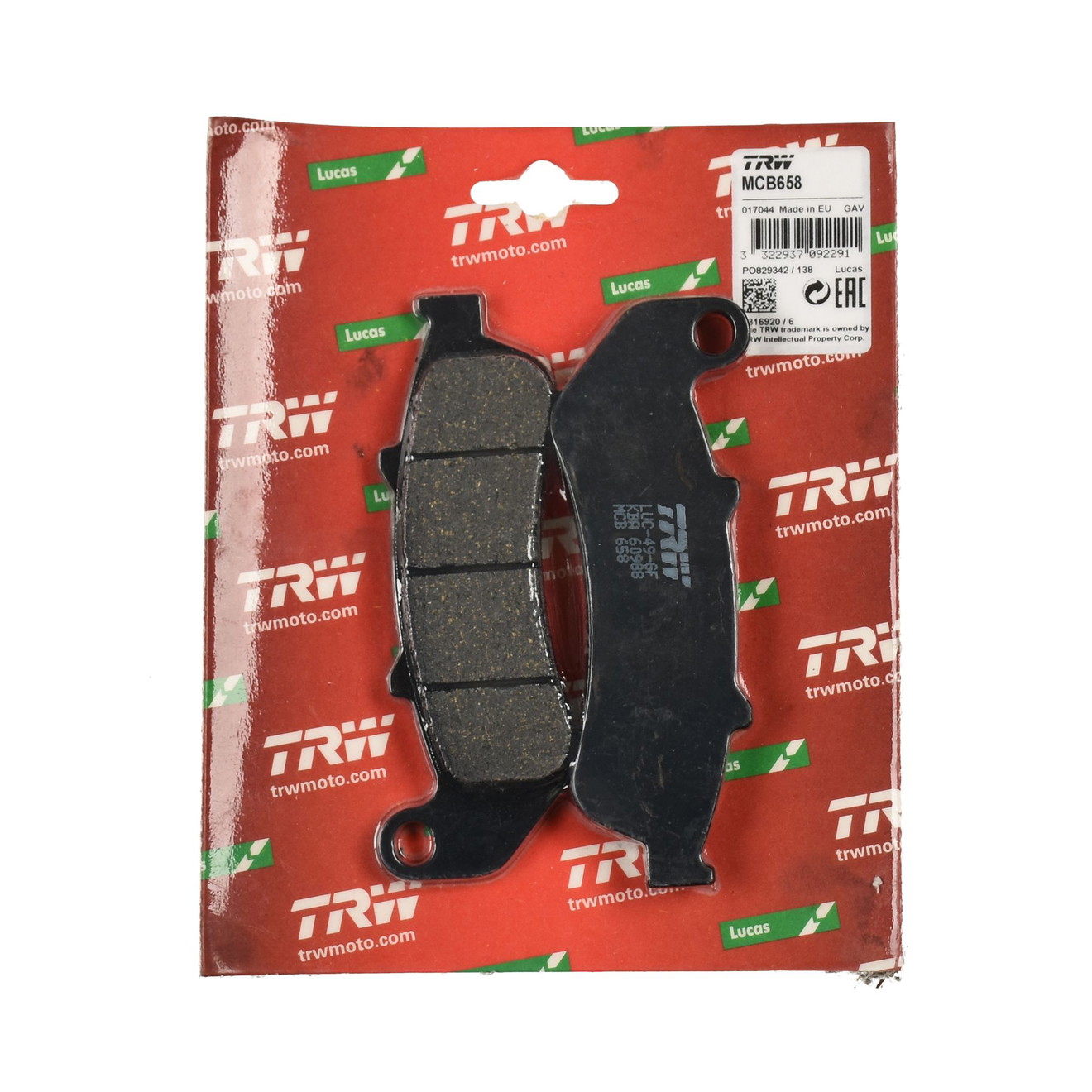 TRW Bremsbelag organisch MCB658