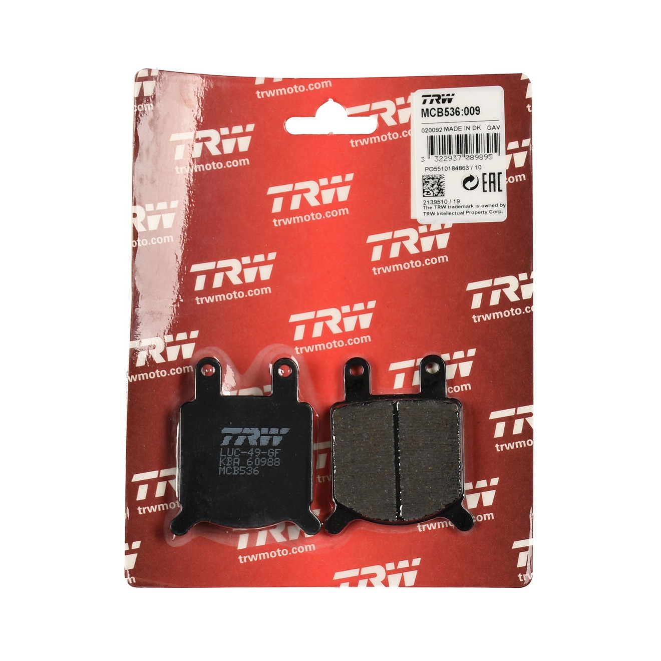 TRW Bremsbelag organisch