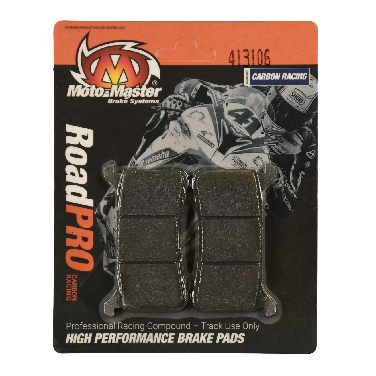 Moto-Master Bremsbelag RoadPRO Carbon Racing ohne ABE