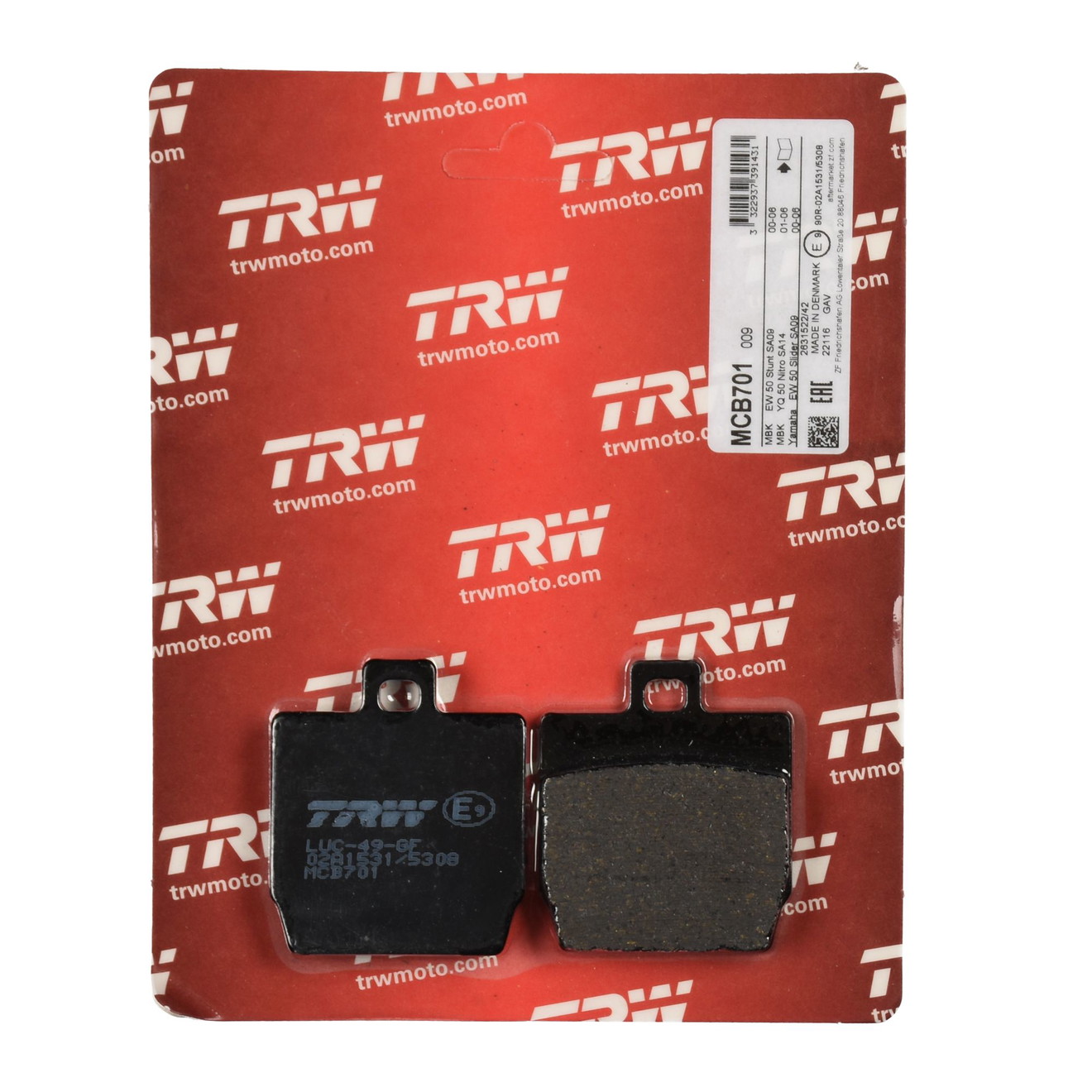 TRW Bremsbelag organisch