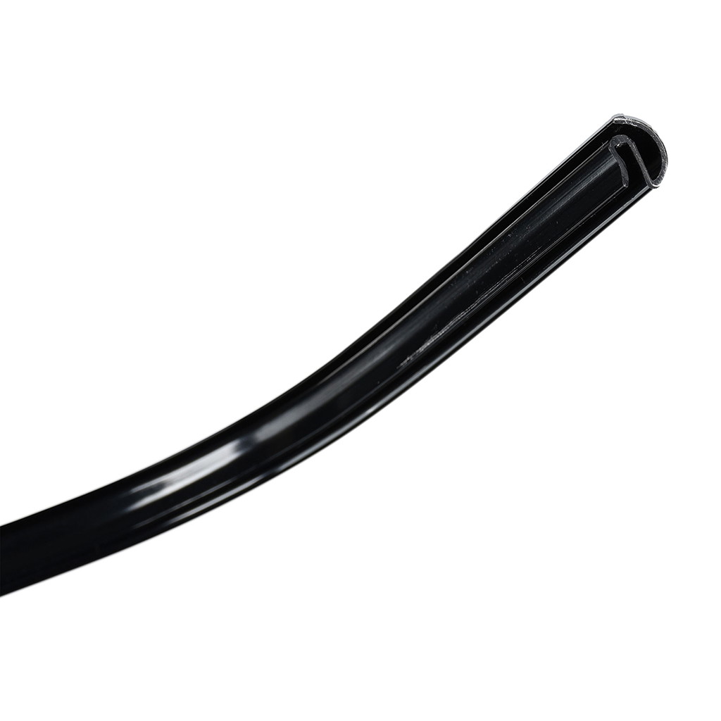 Piaggio Schlitzrohr rechts schwarz