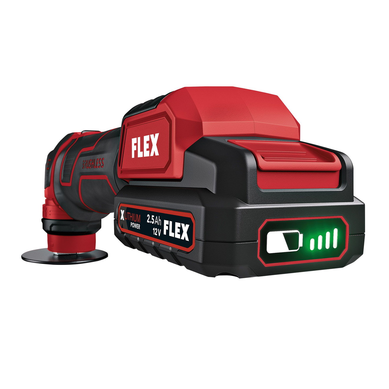 Flex PXE 80 Mini Polisher Cordless Set with Battery & Accessories
