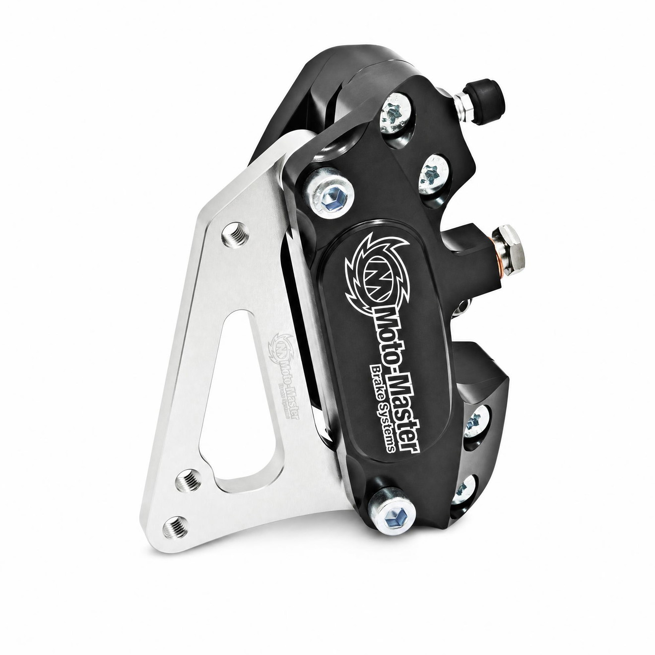 Moto-Master Bremssattel Supermoto 4-Kolben inkl Adapter 300 +Bremsbeläge