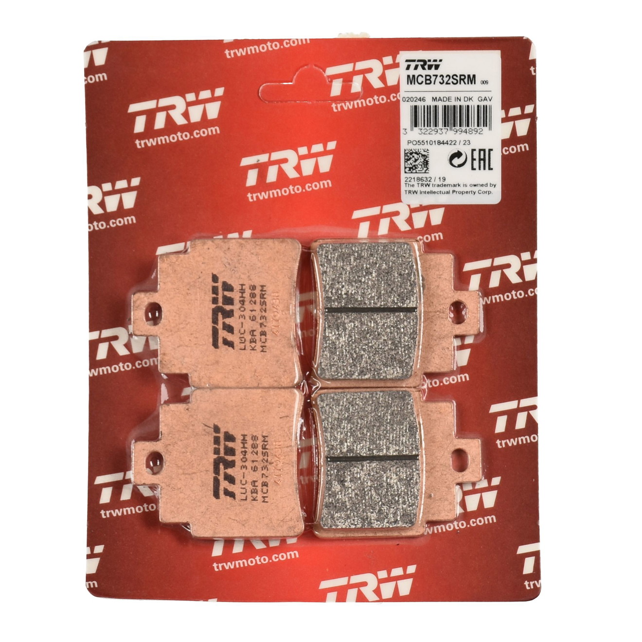 TRW Bremsbelag Sinter MCB732SRM