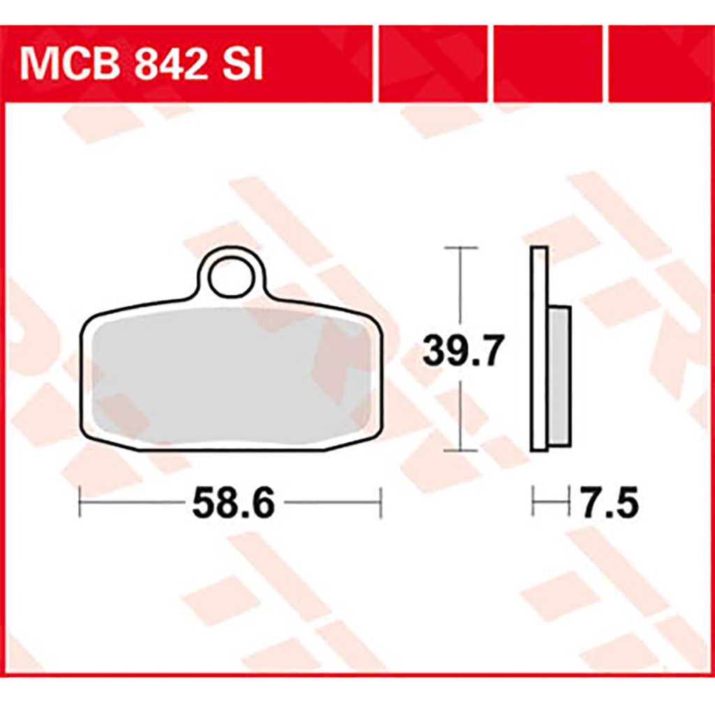 TRW Bremsbelag Sinter Offroad MCB842SI