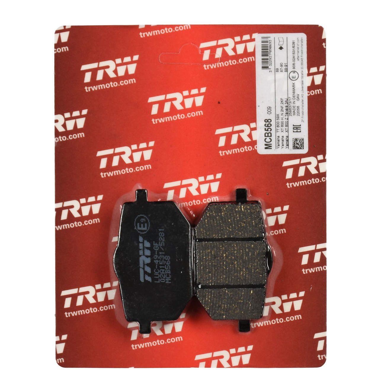 TRW Bremsbelag organisch MCB568