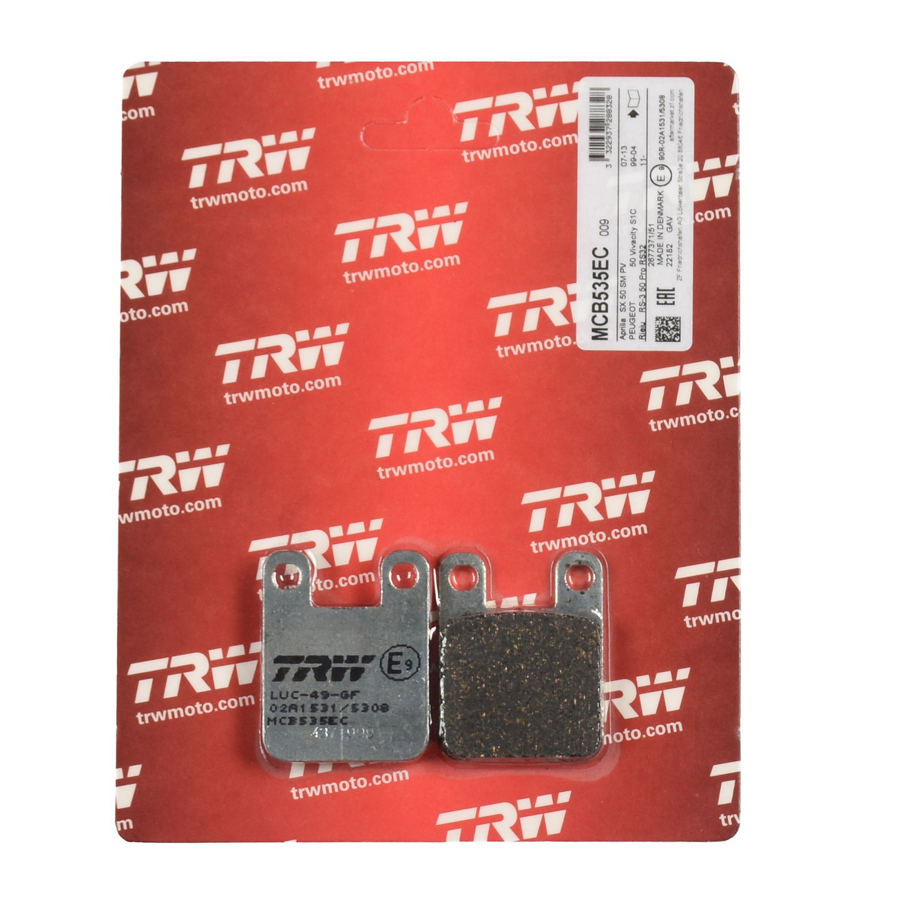 TRW Bremsbelag organisch