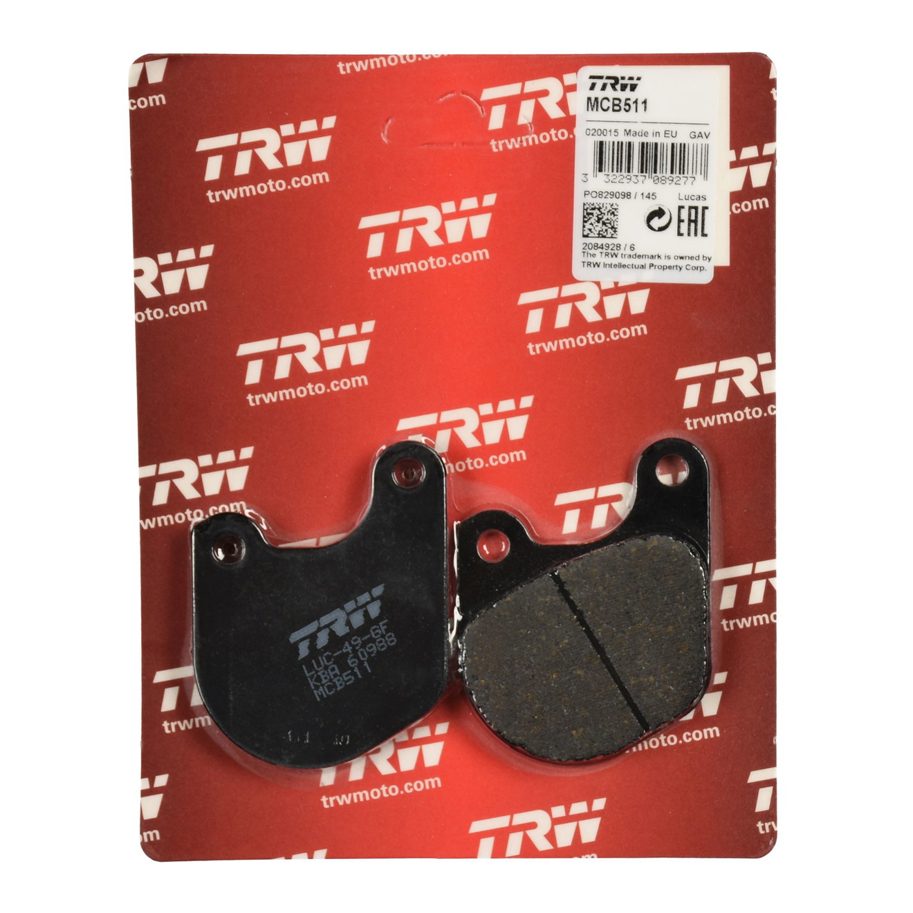 TRW Bremsbelag organisch MCB511