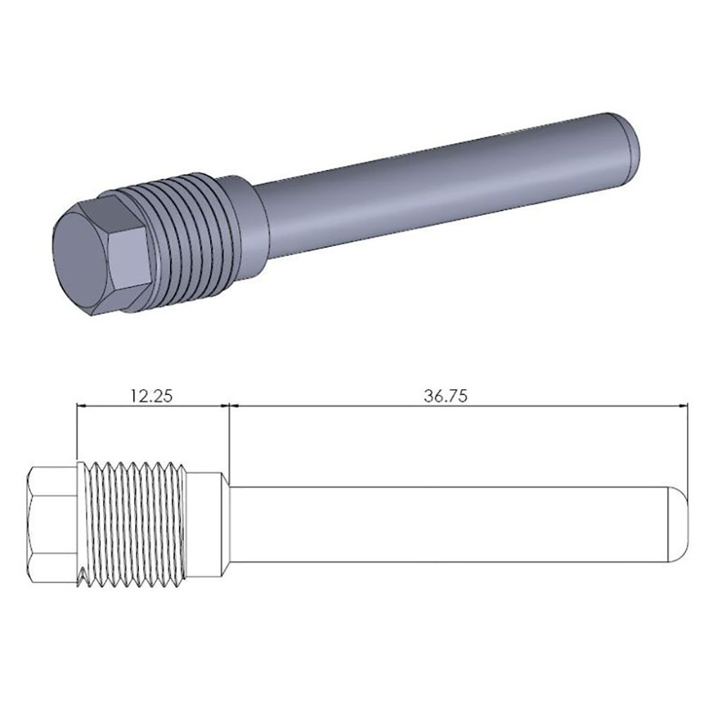 Moto-Master Bremsbelag Gleitstift