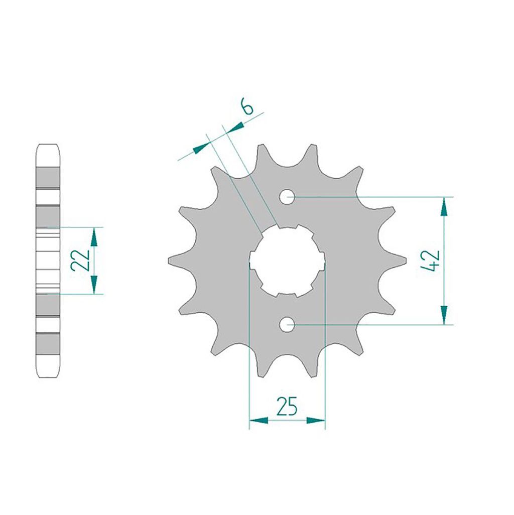 AFAM Kettensatz für Honda CB 250 K4-G5 74-77 530 XSR2G