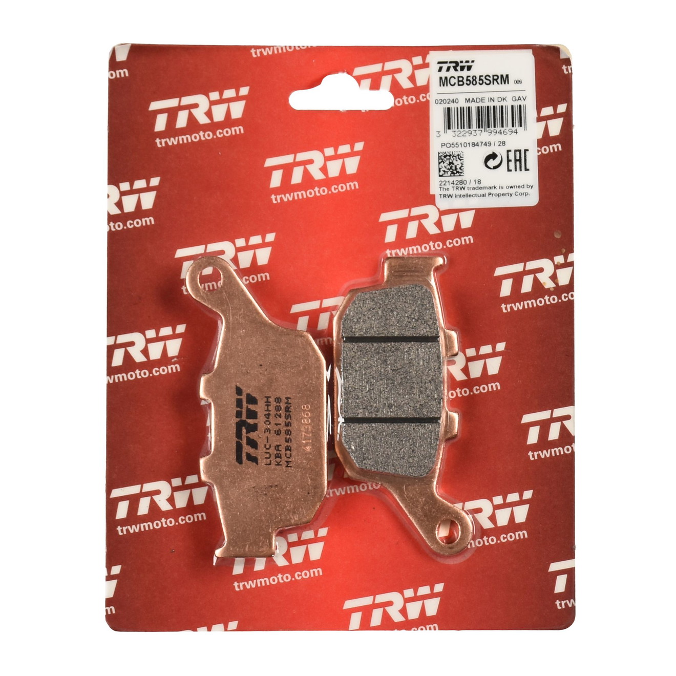 TRW Bremsbelag Sinter MCB585SRM